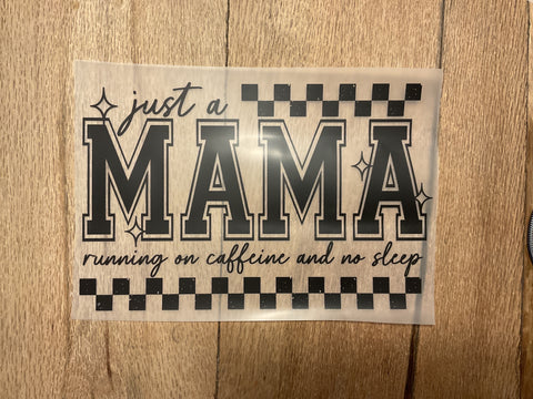 Caffeine Powered Mama print design