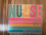 Characteristics of A Nurse print design