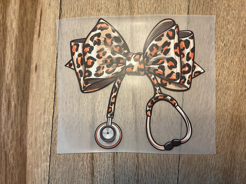 Wild Heart, Caring Hands Nurse print design