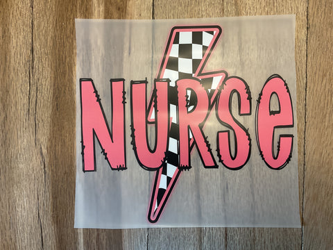 Lightning Nurse print design
