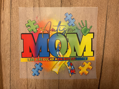 Autism Mom print design