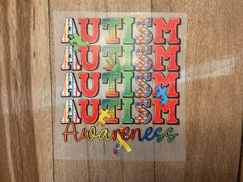 Autism Awareness print design